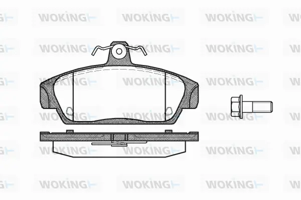 Brake Pad Set, disc brake (P2363.00)