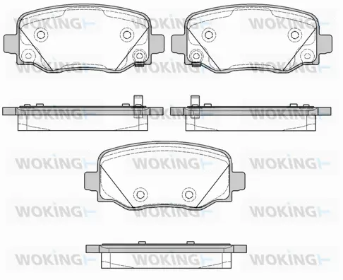 Brake Pad Set, disc brake (P14783.02)