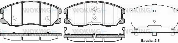 Brake Pad Set, disc brake (P13613.12)