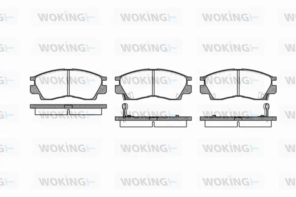 Brake Pad Set, disc brake (P3903.02)