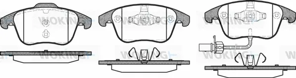 Brake Pad Set, disc brake (P13193.11)
