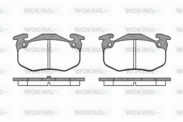 Brake Pad Set, disc brake (P0443.50)