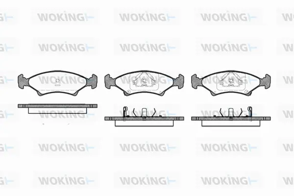 Brake Pad Set, disc brake (P4023.02)