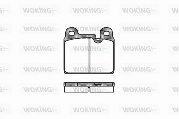 Brake Pad Set, disc brake (P1023.30)