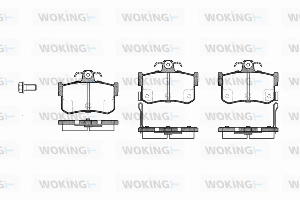 Brake Pad Set, disc brake (P3513.12)