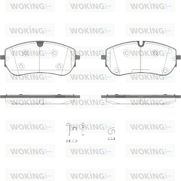 Brake Pad Set, disc brake (P18893.00)