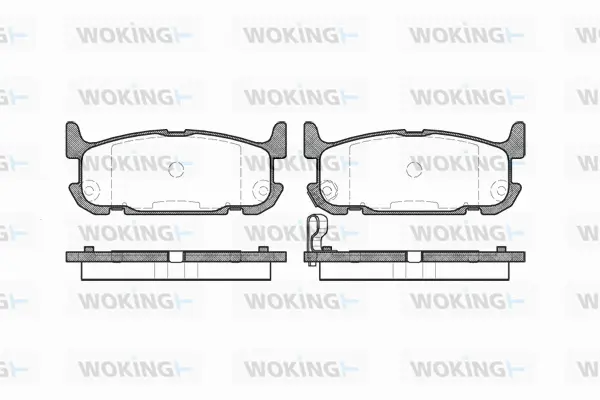 Brake Pad Set, disc brake (P9533.12)