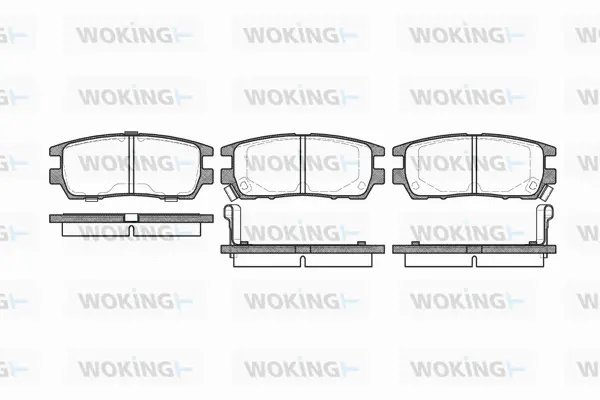 Brake Pad Set, disc brake (P5053.02)