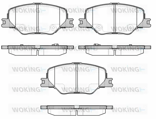 Brake Pad Set, disc brake (P16953.02)