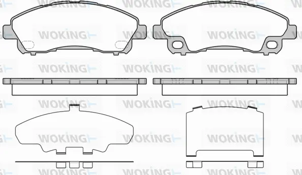 Brake Pad Set, disc brake (P17453.00)