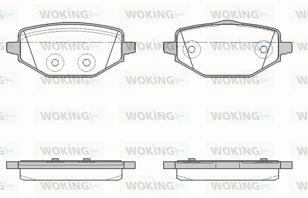 Brake Pad Set, disc brake (P18463.00)
