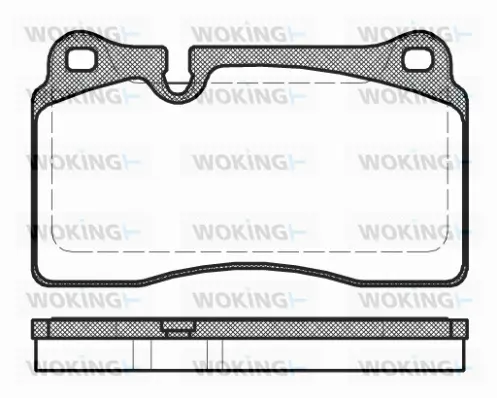 Brake Pad Set, disc brake (P13003.30)