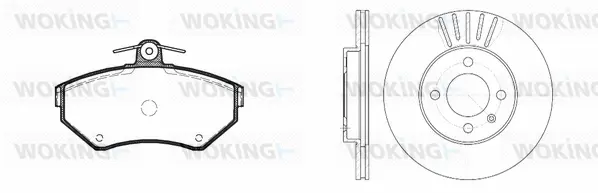 Brake Kit, disc brake (87313.00)