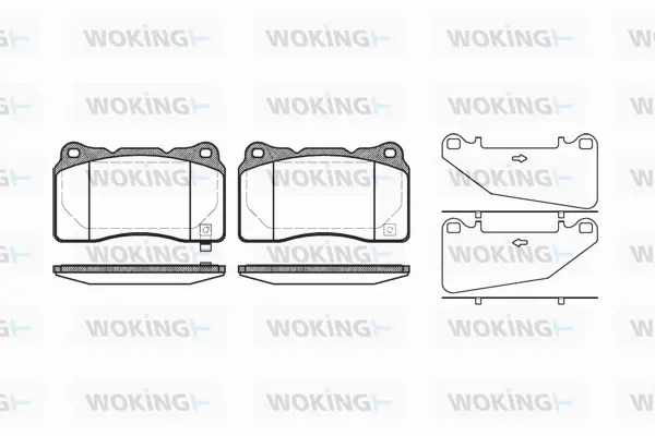 Brake Pad Set, disc brake (P7663.32)
