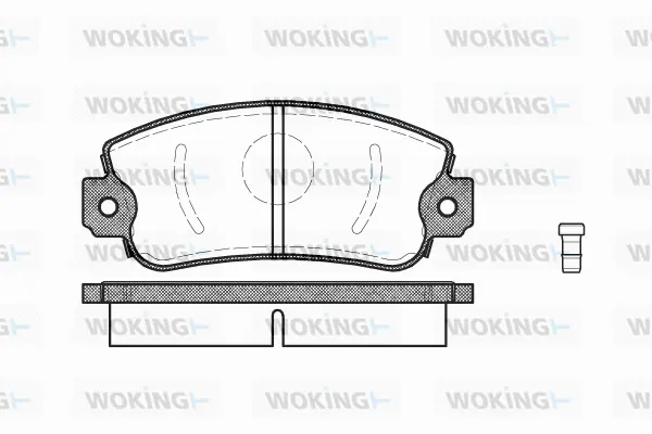 Brake Pad Set, disc brake (P2723.02)