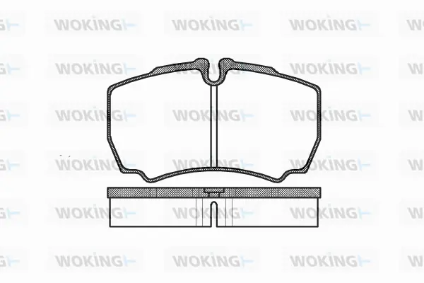 Brake Pad Set, disc brake (P9493.00)