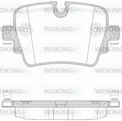 Brake Pad Set, disc brake (P14723.00)