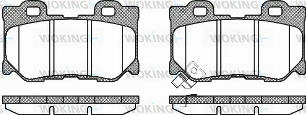 Brake Pad Set, disc brake (P12653.01)