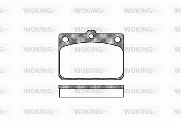 Brake Pad Set, disc brake (P1793.00)