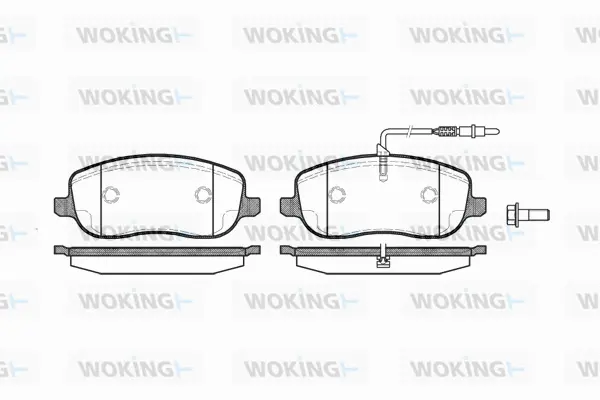Brake Pad Set, disc brake (P9793.12)