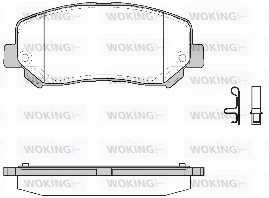 Brake Pad Set, disc brake (P14133.22)