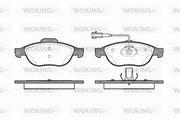 Brake Pad Set, disc brake (P7603.22)