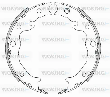 Brake Shoe, parking brake (Z4462.00)