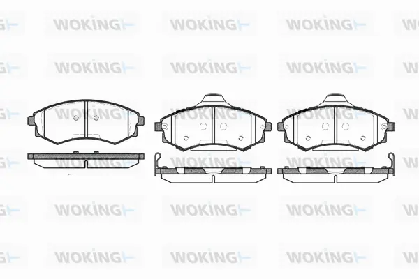 Brake Pad Set, disc brake (P2183.06)