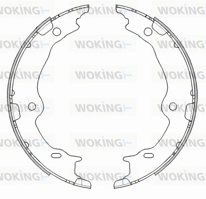 Brake Shoe, parking brake (Z4467.00)