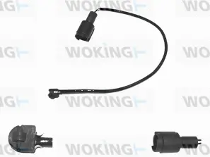 Warning Contact, brake pad wear (001020)