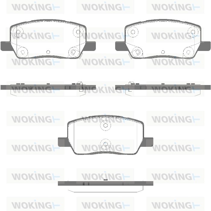 Brake Pad Set, disc brake (P18693.02)