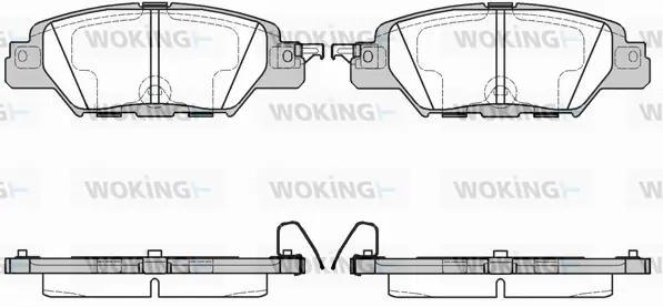 Brake Pad Set, disc brake (P17773.00)