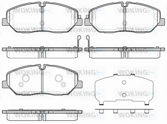 Brake Pad Set, disc brake (P13263.32)