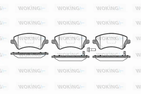 Brake Pad Set, disc brake (P9223.12)