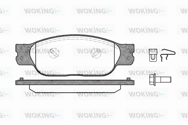 Brake Pad Set, disc brake (P6313.10)