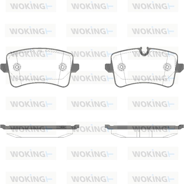 Brake Pad Set, disc brake (P12433.14)