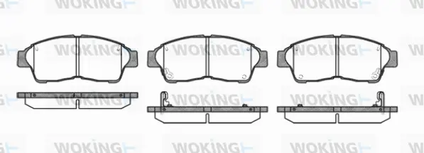 Brake Pad Set, disc brake (P5023.42)