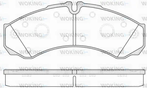 Brake Pad Set, disc brake (P7513.20)