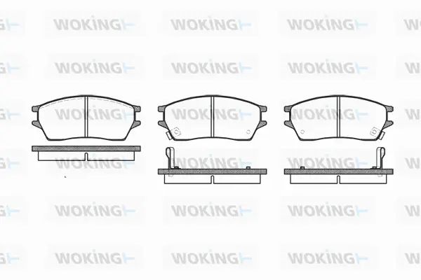 Brake Pad Set, disc brake (P3433.02)