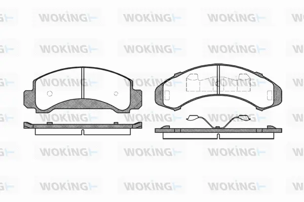 Brake Pad Set, disc brake (P4503.00)