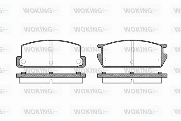 Brake Pad Set, disc brake (P0613.00)
