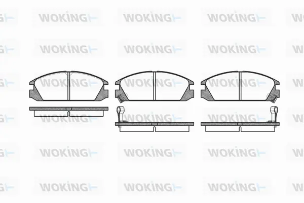 Brake Pad Set, disc brake (P3283.02)