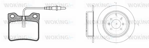 Brake Kit, disc brake (82213.00)