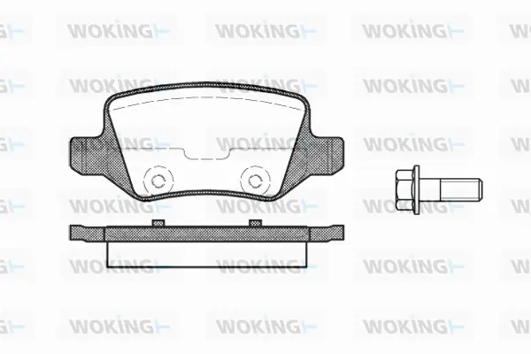 Brake Pad Set, disc brake (P9183.00)