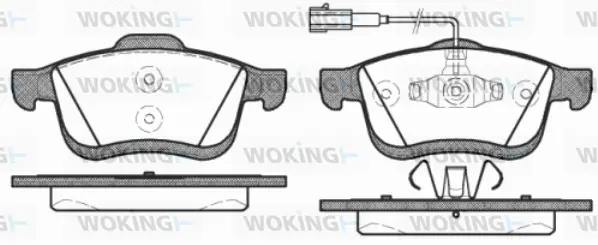 Brake Pad Set, disc brake (P10833.22)