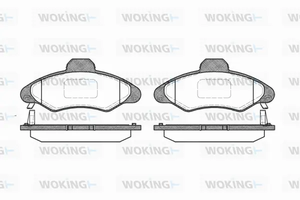 Brake Pad Set, disc brake (P2313.04)