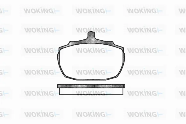 Brake Pad Set, disc brake (P1573.00)