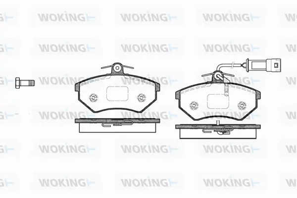Brake Pad Set, disc brake (P0343.42)