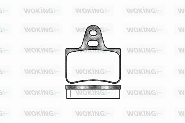 Brake Pad Set, disc brake (P3693.00)