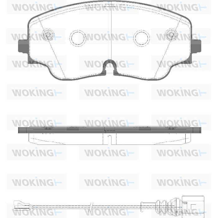 Brake Pad Set, disc brake (P18843.01)
